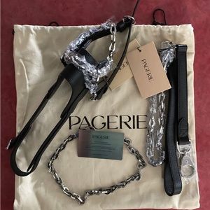 Harness, leash, collar, necklace